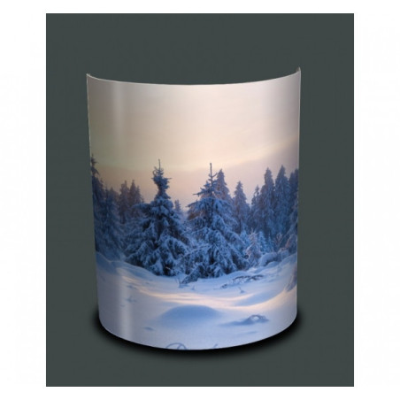 Décoration Luminaire Animaux Applique murale montagne sapin en hiver -MO1212APP