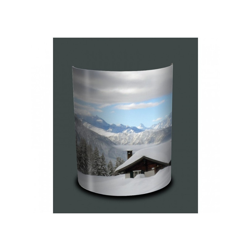 Décoration Luminaire Animaux Applique murale montagne chalet sous la neige -MO1206APP
