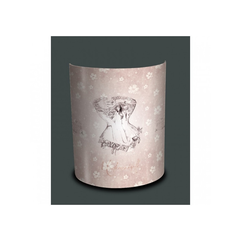 Décoration Luminaire Animaux Applique murale romantique corset rose -CH1519APP