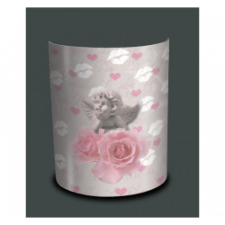 Décoration Luminaire Animaux Applique murale romantique ange et rose -CH1509APP