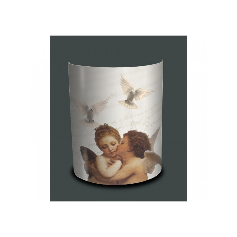 Décoration Luminaire Animaux Applique murale romantique avec anges et colombes -CH1506APP