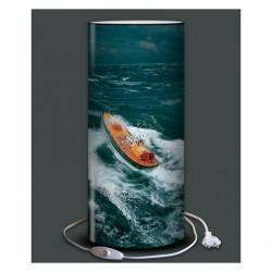 Décoration Luminaire Animaux Lampe demoiselle plisson bateau snsm -PL1602