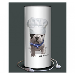 Décoration Luminaire Animaux Lampe téo jasmin chef blanc -TO1560