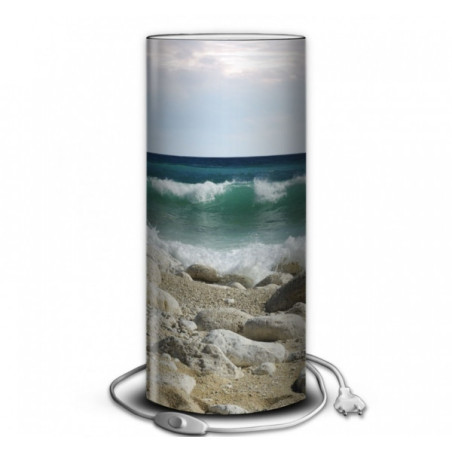 Décoration Luminaire Animaux Lampe collection marine vague et galets -MA1650
