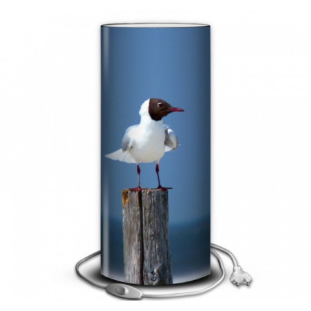 Lampe collection marine mouette sur piquet -MA47