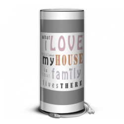 Décoration Luminaire Animaux Lampe collection color citation love house -CO1605