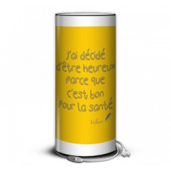 Décoration Luminaire Animaux Lampe collection color citation heureux -CO1608