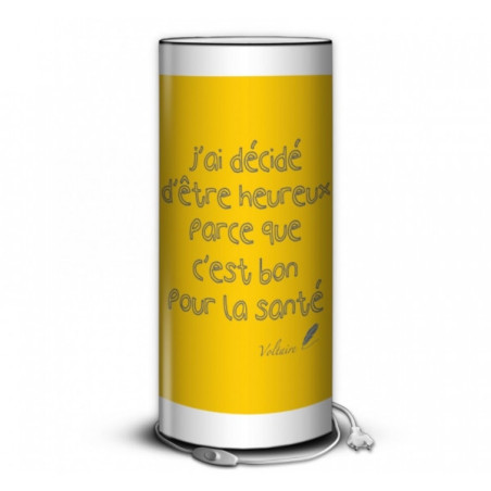 Décoration Luminaire Animaux Lampe collection color citation heureux -CO1608