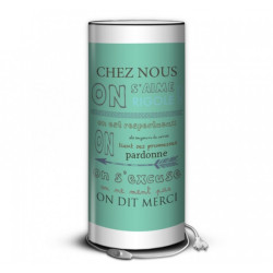 Décoration Luminaire Animaux Lampe collection color citation chez nous -CO1611