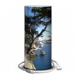 Décoration Luminaire Animaux Lampe sud paysage de calanque -SU1205