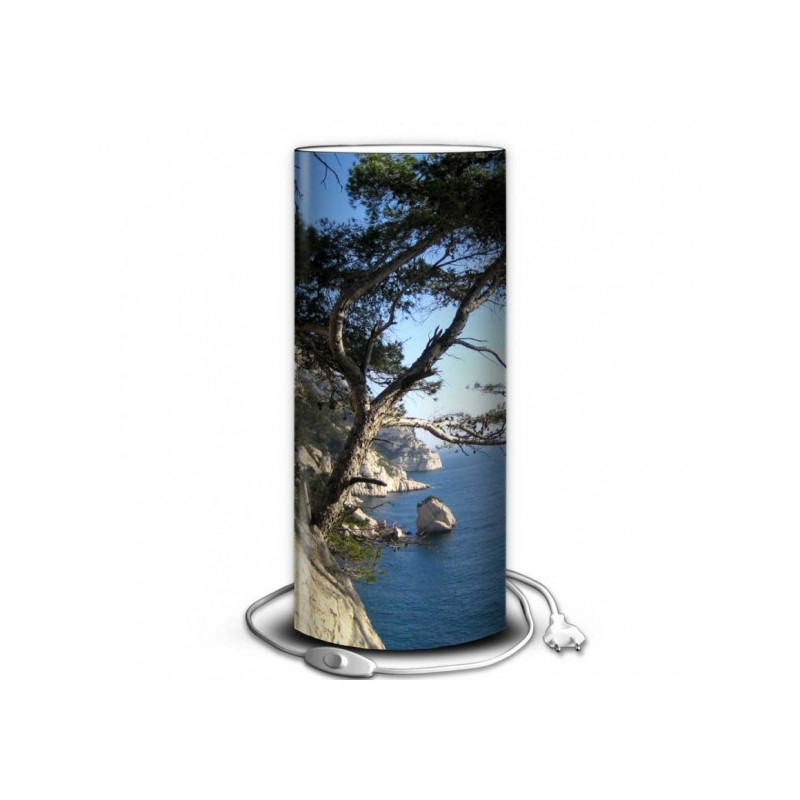 Décoration Luminaire Animaux Lampe sud paysage de calanque -SU1205