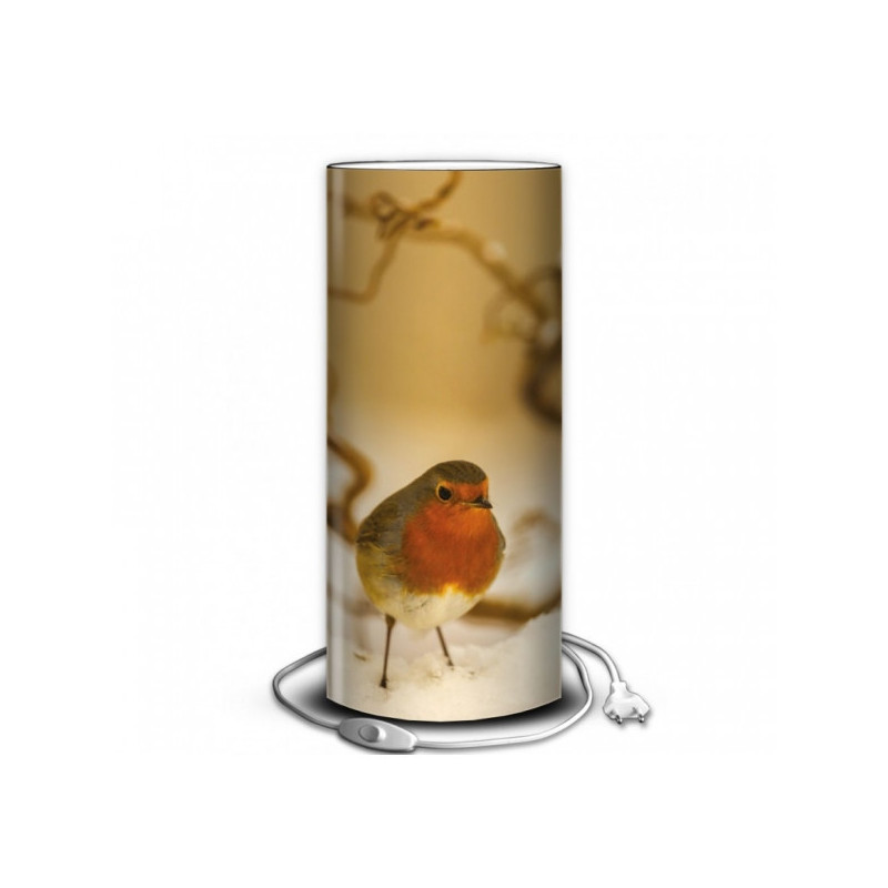 Lampe oiseaux rouge gorge -OI1422