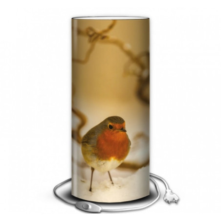 Lampe oiseaux rouge gorge -OI1422