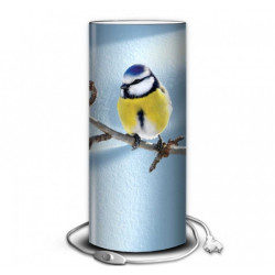 Décoration Luminaire Animaux Lampe oiseaux mésange en hiver -OI1249