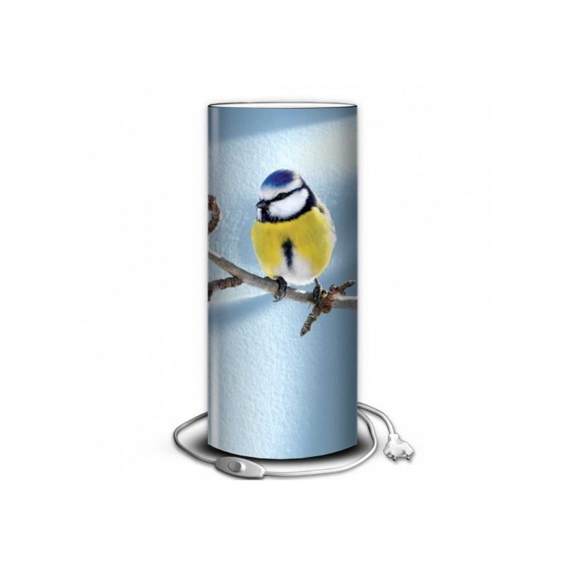 Décoration Luminaire Animaux Lampe oiseaux mésange en hiver -OI1249