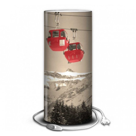 Décoration Luminaire Animaux Lampe montagne vintage télécabines -MO1628