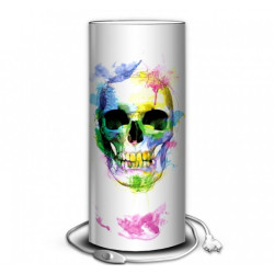 Décoration Luminaire Animaux Lampe tendance tête de mort peinture -TE1503