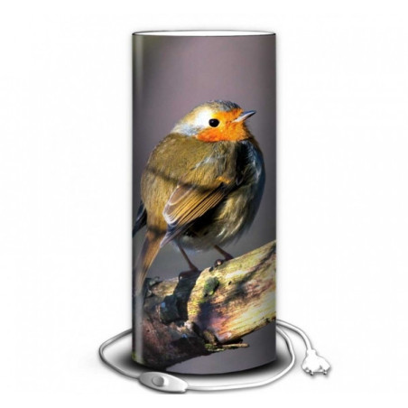 Lampe oiseaux rouge gorge -OI1339