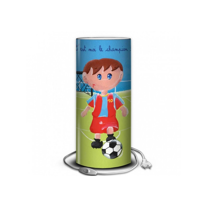 Décoration Luminaire Animaux Lampe enfant gargçon au football -EN1203