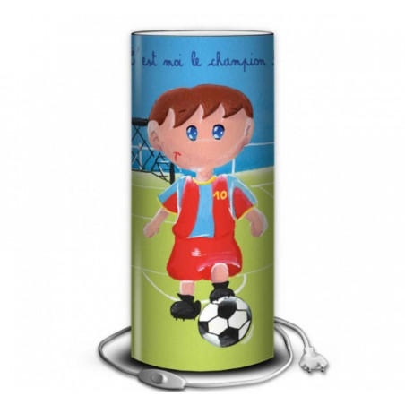 Décoration Luminaire Animaux Lampe enfant gargçon au football -EN1203