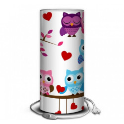 Décoration Luminaire Animaux Lampe enfant chouettes -EN1422