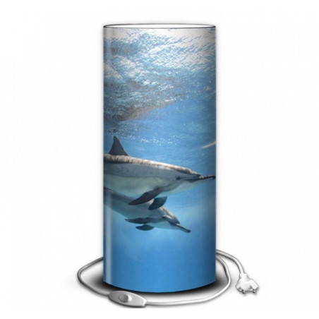 Lampe faune marine dauphins -FM1425