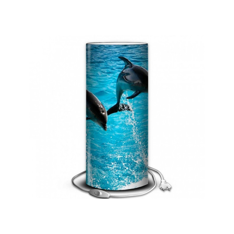 Décoration Luminaire Animaux Lampe faune marine saut de dauphins -FM1213