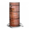 Décoration Luminaire Animaux Lampe matières coque bateau en bois -MAT1319