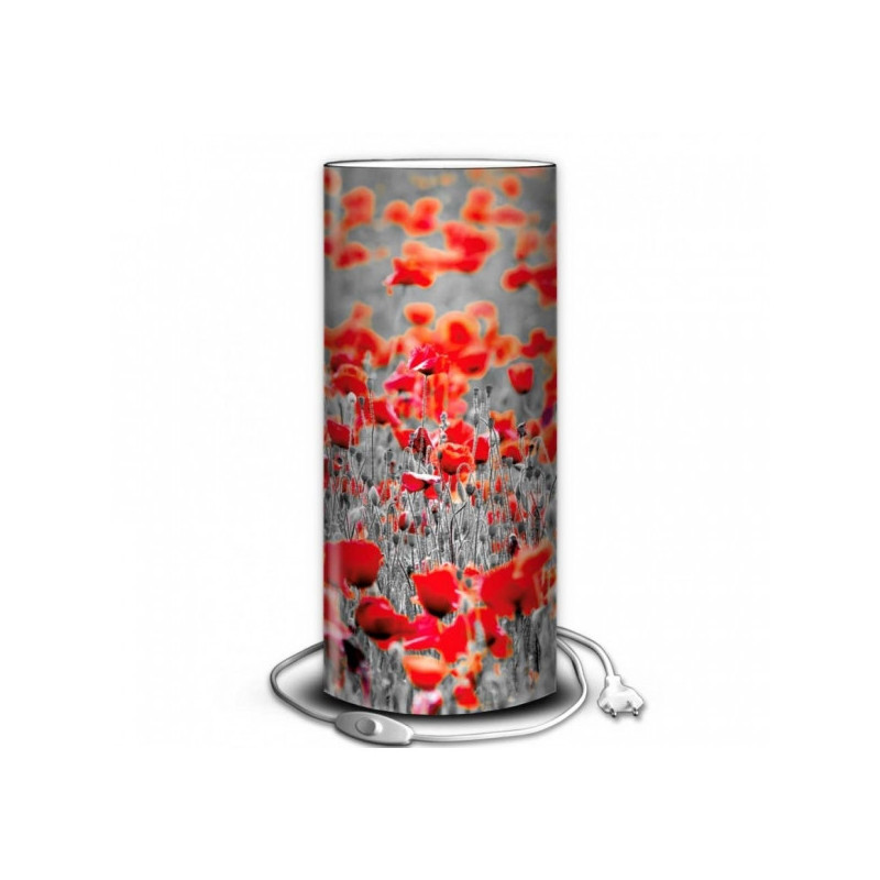Décoration Luminaire Animaux Lampe tendance champ de coquelicots -TE1323