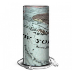 Décoration Luminaire Animaux Lampe tendance carte new york -TE1206