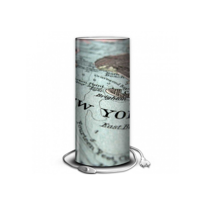 Décoration Luminaire Animaux Lampe tendance carte new york -TE1206