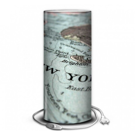 Décoration Luminaire Animaux Lampe tendance carte new york -TE1206
