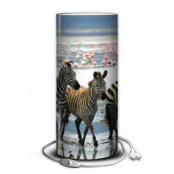 Décoration Luminaire Animaux Lampe animaux sauvages troupe de zèbres -AS1220