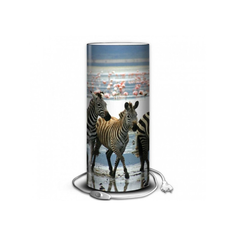 Décoration Luminaire Animaux Lampe animaux sauvages troupe de zèbres -AS1220