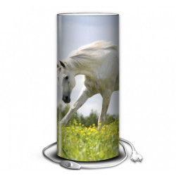 Décoration Luminaire Animaux Lampe cheval blanc -NOA1519
