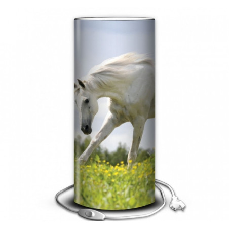 Décoration Luminaire Animaux Lampe cheval blanc -NOA1519