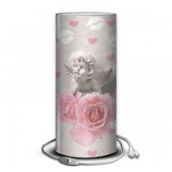 Décoration Luminaire Animaux Lampe charme ange et rose -CH1509