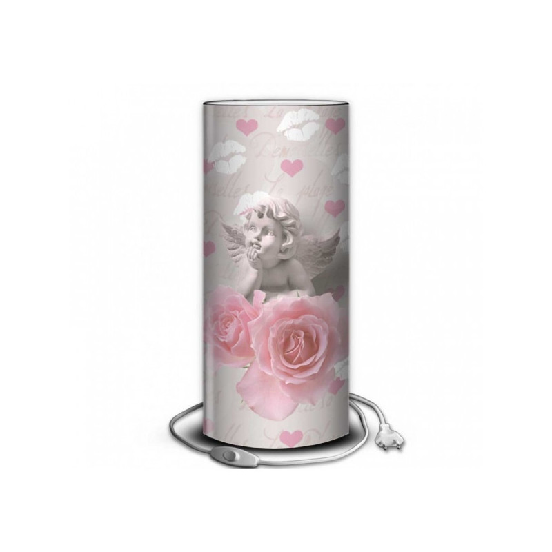 Décoration Luminaire Animaux Lampe charme ange et rose -CH1509