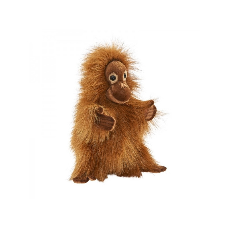 Orang outan marionnette peluche à main 30cm anima -4038