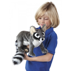 Animaux de la forêt Raton laveur bassaris ventiloque marionnette 