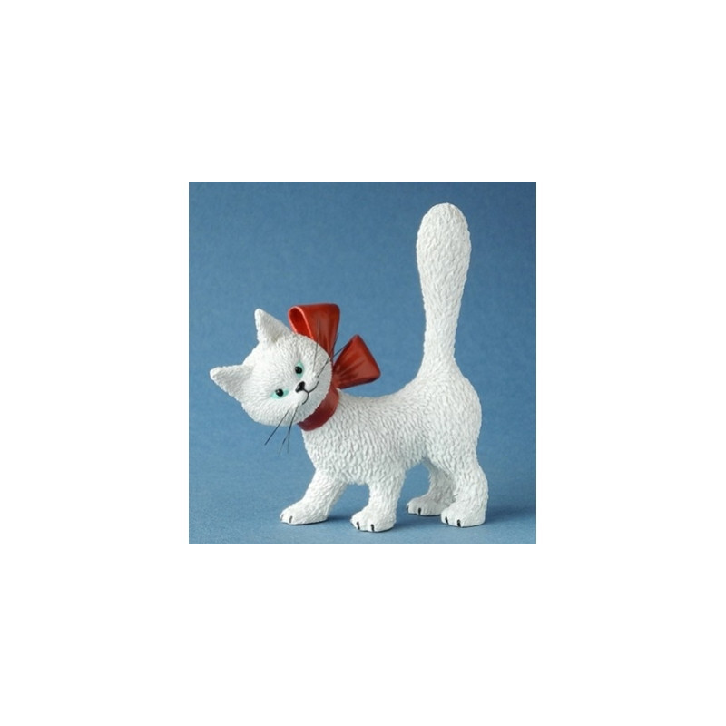 Figurine chat la minette blanche Dubout -DUB72 Figurine chat la minette blanche Dubout -DUB72