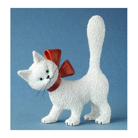 Figurine chat la minette blanche Dubout -DUB72