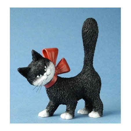 Animaux-Bois-Animaux-Bronzes.com propose Chat la minette noire Dubout -DUB71