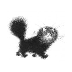 Animaux-Bois-Animaux-Bronzes.com propose Chat nonchalant Albert Dubout -DUB77 (2)