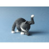 Animaux-Bois-Animaux-Bronzes.com propose Chat Dubout la grande toilette -DUB62