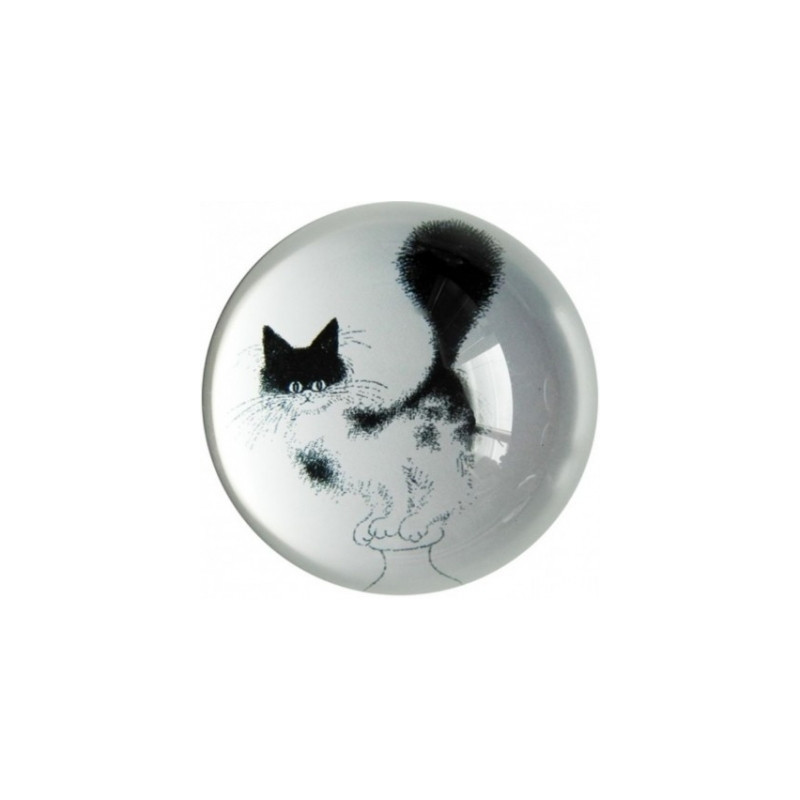 Animaux-Bois-Animaux-Bronzes.com propose Chat Presse papier plan de fuite Dubout -PDUB3