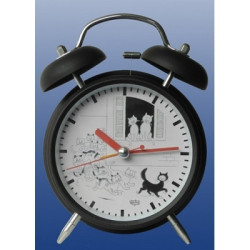 Animaux-Bois-Animaux-Bronzes.com propose Chat Reveil les curieuses Dubout -DUB303