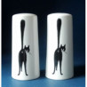 Animaux-Bois-Animaux-Bronzes.com propose Chat Sel et poivre cyl,le troisieme oeil10cm Dubout -DUB108