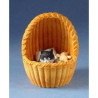 Figurine Chat Dubout Nid douillet -DUB50