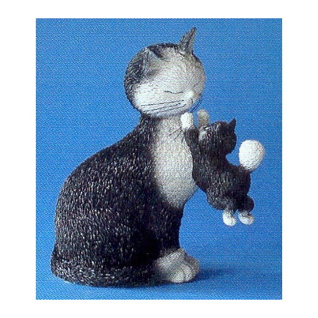 Figurine chat Dubout Les jours heureux -DUB33